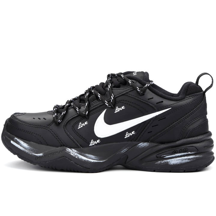 Nike Nike Air Monarch 4 Minimalism Slip Resistant, Abrasion Resistant, Lightweight Low top Chunky Sneakers Unisex Black