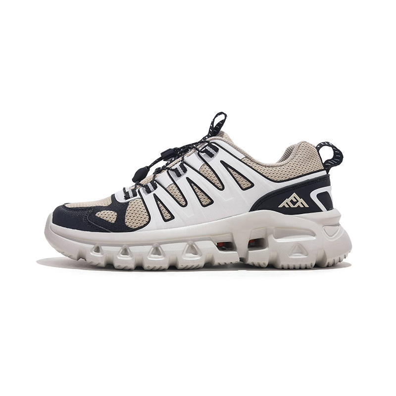 Jifffly Grip, Abrasion Resistant, Waterproof, Slip Resistant Low top Mountaineering Shoes Unisex Black Beige