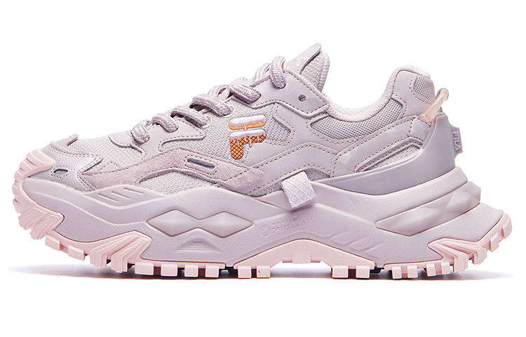 FILA FUSION Bianco Fob Sneakers 'Lilac Pink' Women's