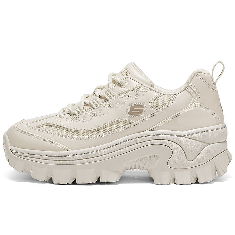 Skechers HI RYZE Honey Cake Shoes Low top Chunky Sneakers Women's Ivory