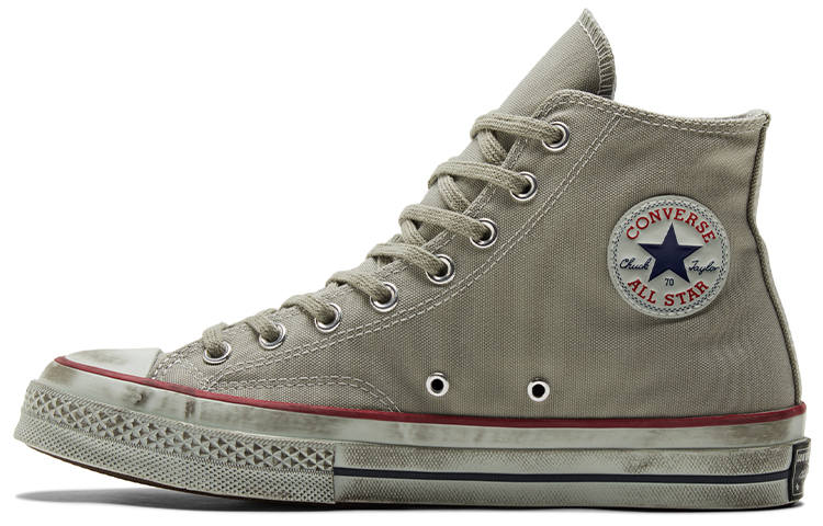Converse Converse Chuck Taylor All Star 1970s Canvas Shoes Gray 'Grey Red'