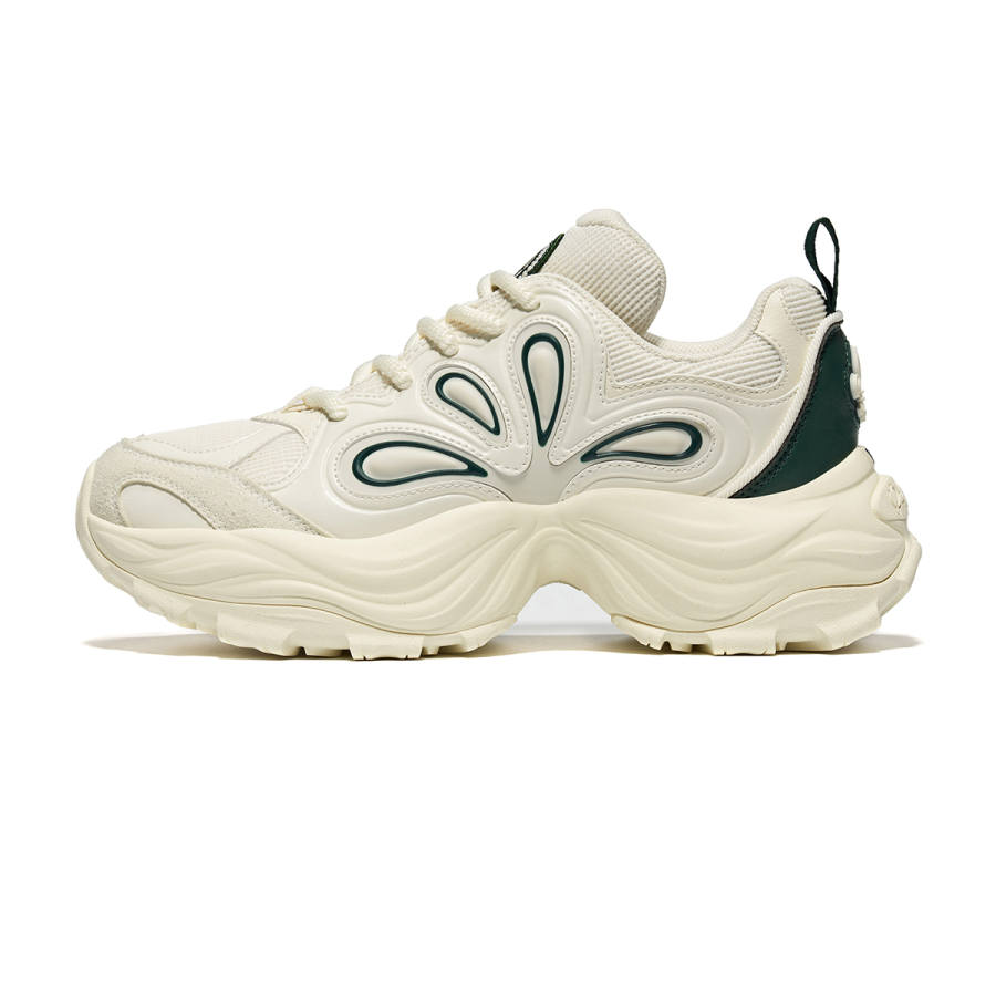 Palladium Breathable Height Increasing Low top Chunky Sneakers Women's Beige