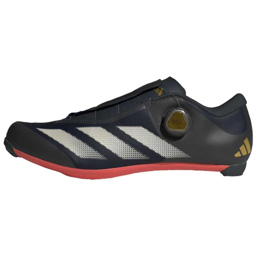 Adidas Adidas The Road Slip Resistant Abrasion Resistant Low top Cycling Shoes Unisex Dark Blue/White/Red