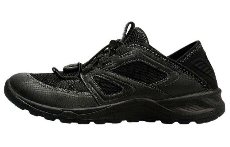 XGN Slip Resistant, Abrasion Resistant, Breathable Low top Hiking Shoes Men's Black