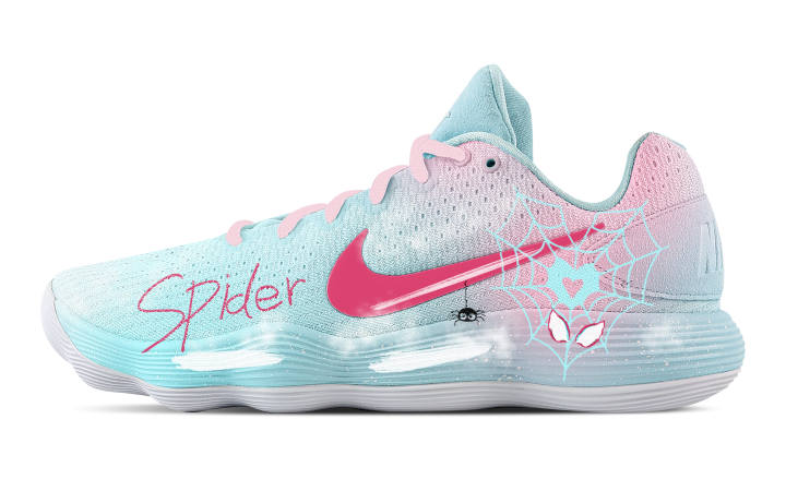 Nike Nike Hyperdunk 2017 Spiders Beloved Cushioning Coverage Support Low top Basketball Shoes Men's