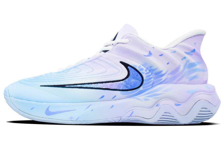 Nike Nike Giannis Immortality Cushioning Slip Resistant Low top Basketball Shoes Men's Blue Purple