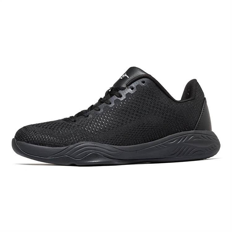VOIT Basketball Shoes Men's Low Top Ice Black