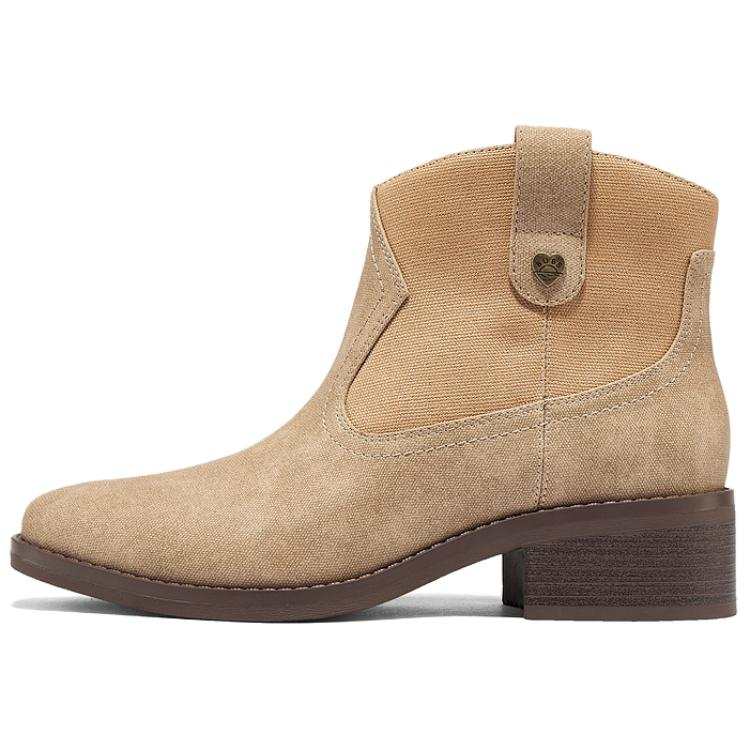 Skechers BOBS WOMENS Short Chelsea Boots Women's Tan