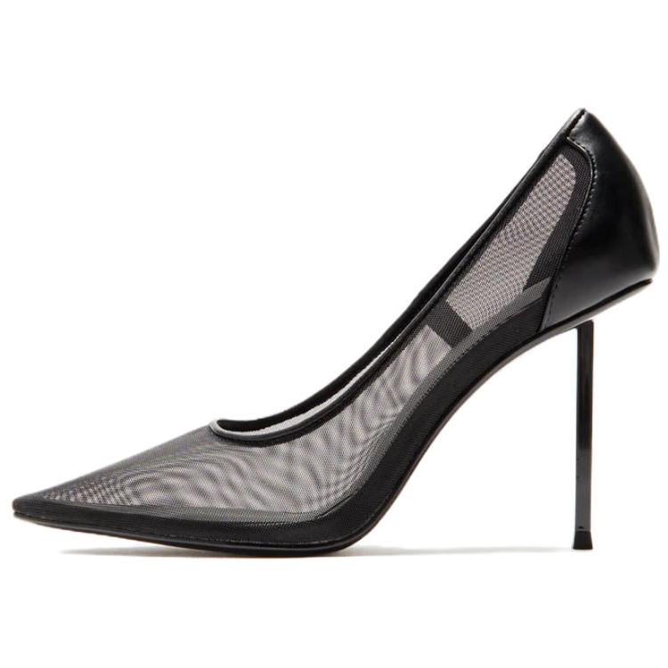 KITH Leather Slim Heel High Heels Women's Black