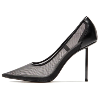 KITH Leather Slim Heel High Heels Women's Black