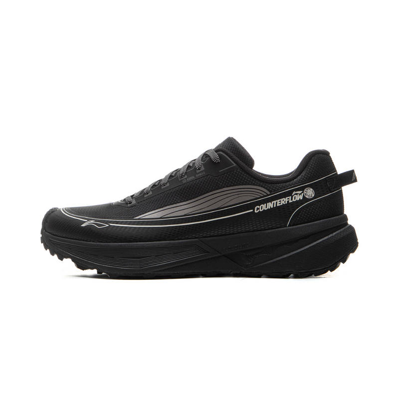 Li-Ning Li Ning Outdoor CF Tracing, Hiking Scenery TPU Low top Hiking Shoes Unisex Black
