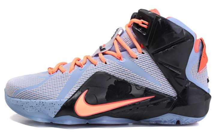 Nike Nike Lebron 12 Easter Slip Resistant Lightweight Non slip Lightweight Mid top Performance Basketball Shoes Men's