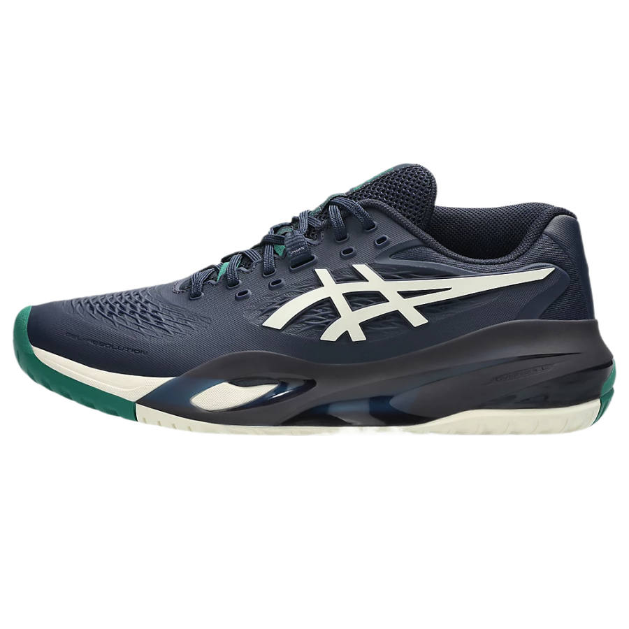 ASICS GEL RESOLUTION X Low top Tennis Shoes Men's Marine Blue Wide Fit