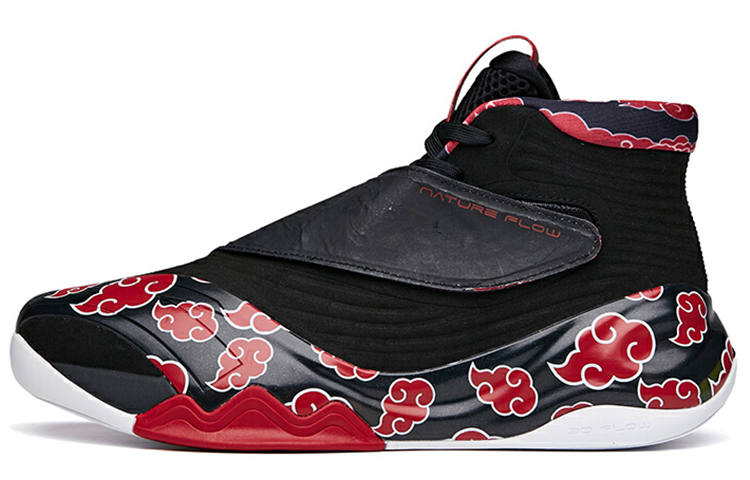 Anta KT6 Naruto Textile, Synthetic Leather, TPU Cushioning Slip Resistant Abrasion Resistant Coverage Support Mid top