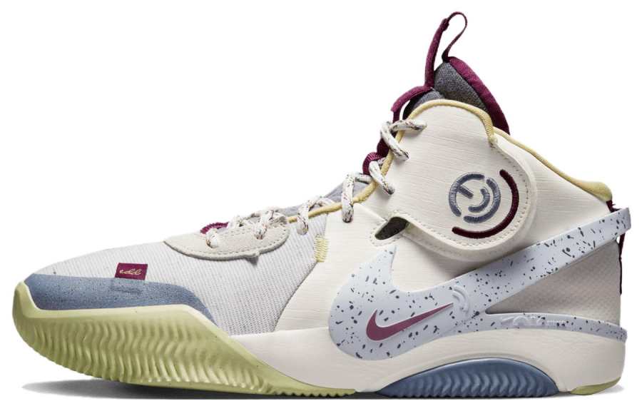 Nike Nike Air Deldon Comfortable And Trendy Cushioning Slip Resistant Abrasion Resistant Mid top Basketball Shoes Unisex