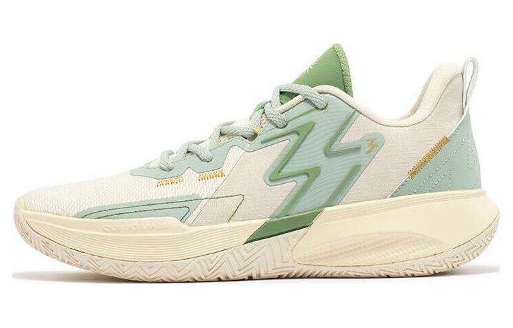 361° Big3 Team Low top Basketball Shoes Men's Beige Green