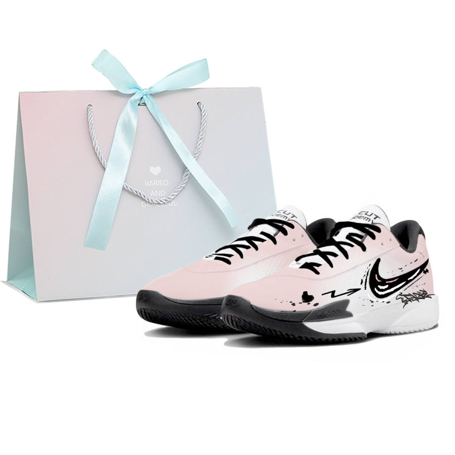 Nike Nike Air Zoom G.T. Cut Academy Cushioning Slip Resistant Abrasion Resistant Low top Basketball Shoes Unisex Pink