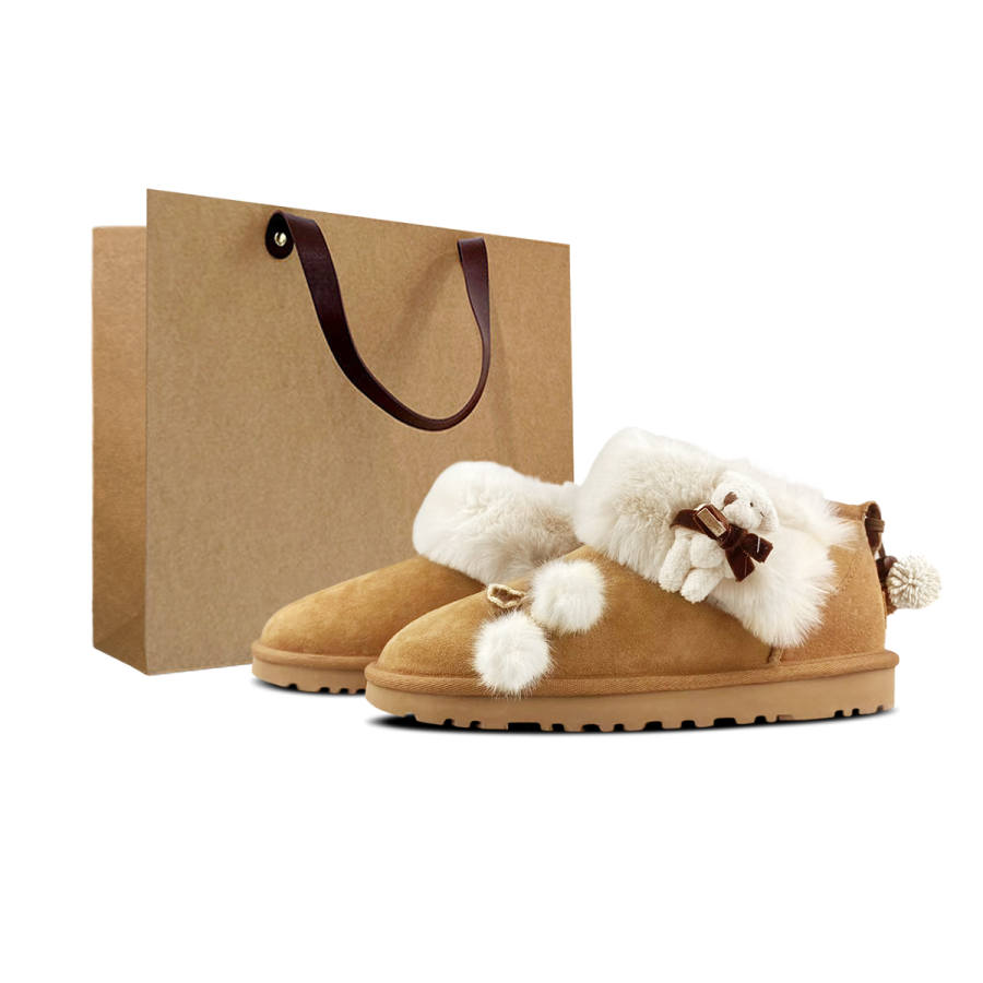UGG UGG Sheepskin Short Snow Boots Women's