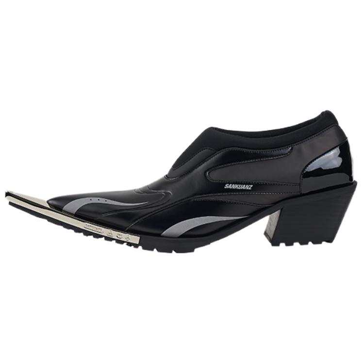 SANKUANZ Chunky Heel High Heels Unisex Black