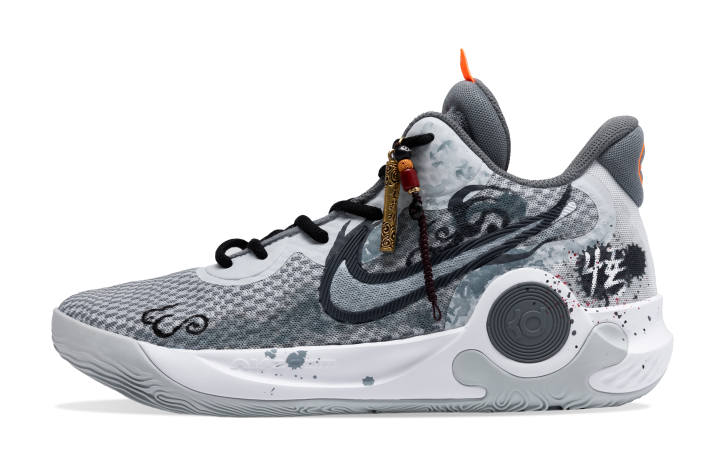 Nike Nike KD Trey 5 IX Gothic Wanderer Black Myth Wukong Slip Resistant Abrasion Resistant Mid top Basketball Shoes Unisex