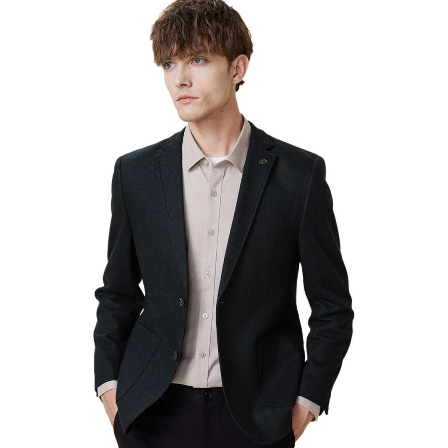 Hodo Business Suits Men's Suit Collar Thickened Business Suit