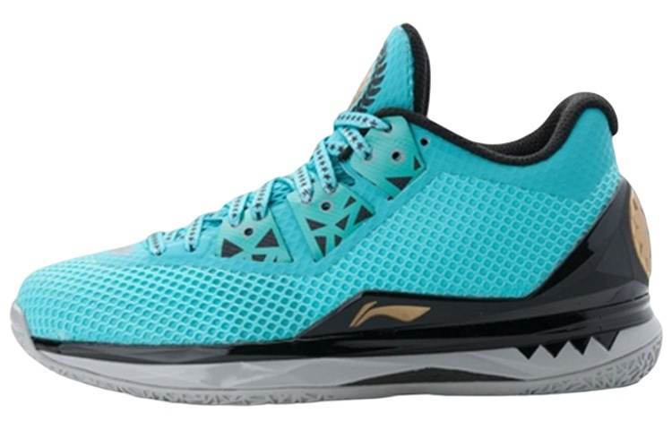 Li-Ning Li Ning WOW 4 Non slip Lightweight Low top Basketball Shoes Men's Mint Green