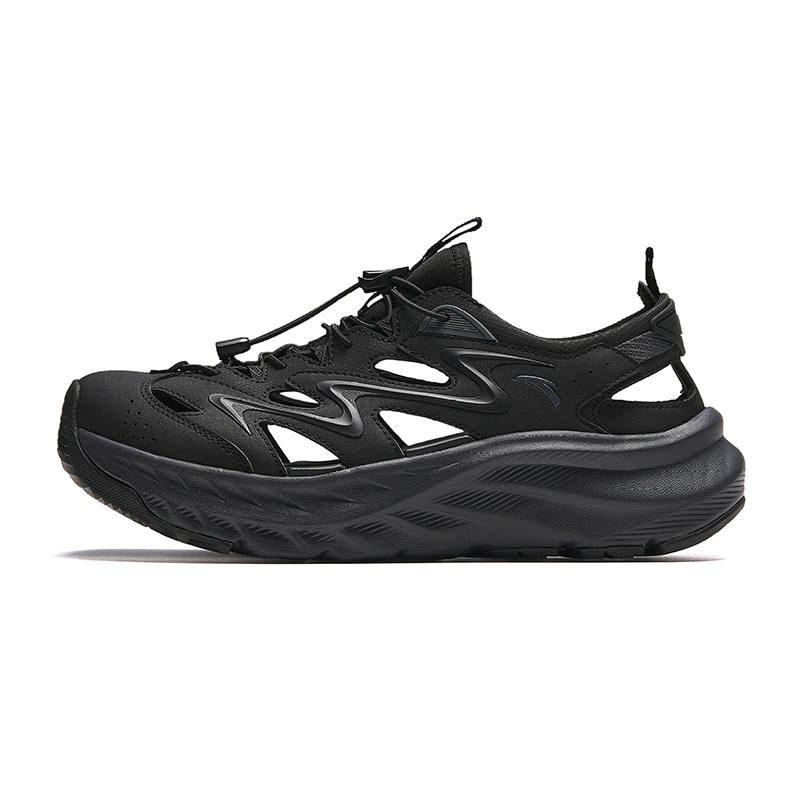 Anta Life Collection Breathable Grip River Trekking Shoes Men's Black Gray