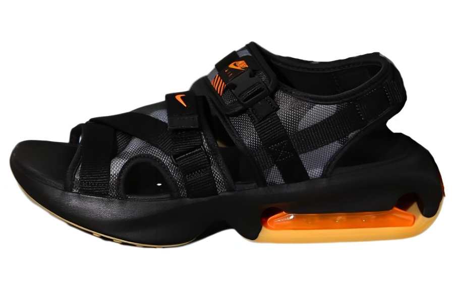 Nike Nike Air Max Sol Sanda Tank Shoes Slip Resistant Abrasion Resistant Sports Sandals Men's Black Orange