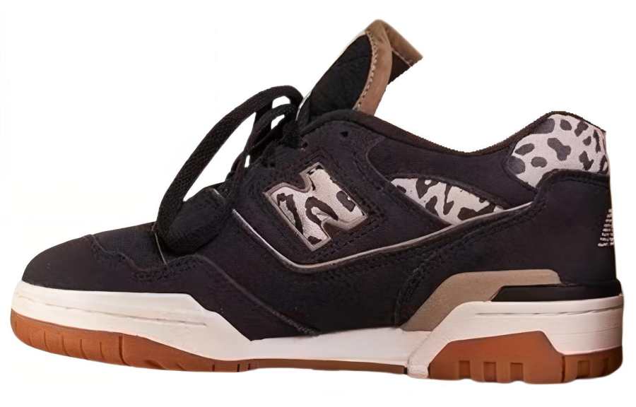 New Balance New Balance NB 550 Versatile Abrasion Resistant Low top Vintage Basketball Shoes Women's Black White