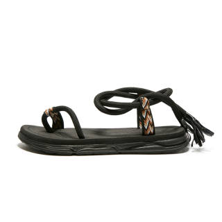 EOKAGAH Beach Sandals Men's Black