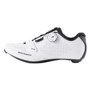 TREK Bontrager Velocis Cushioning Slip Resistant Abrasion Resistant Breathable Low top Cycling Shoes Unisex White