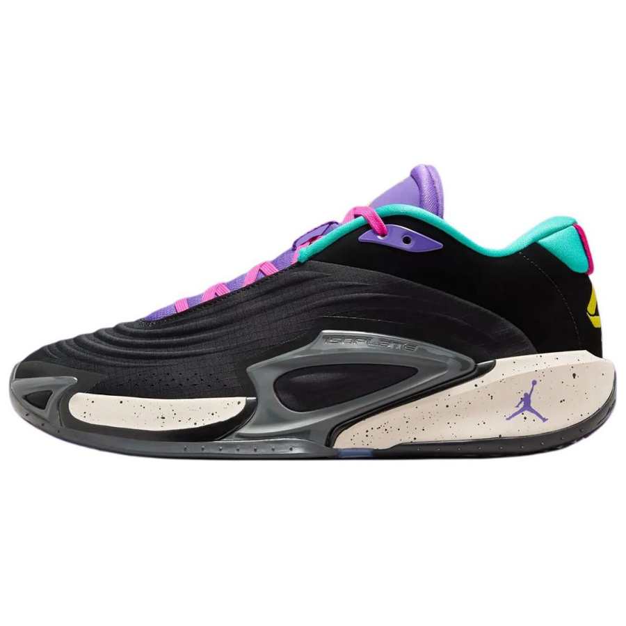 Jordan Jordan Luka 3 Slip Resistant Abrasion Resistant Low top Basketball Shoes Men's Black
