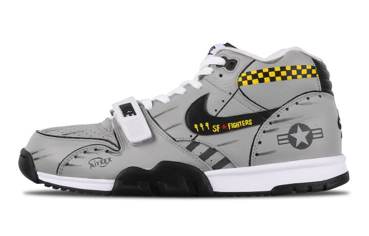 Nike Nike Air Trainer 1 Mid top Training Shoes Men's Gray Black