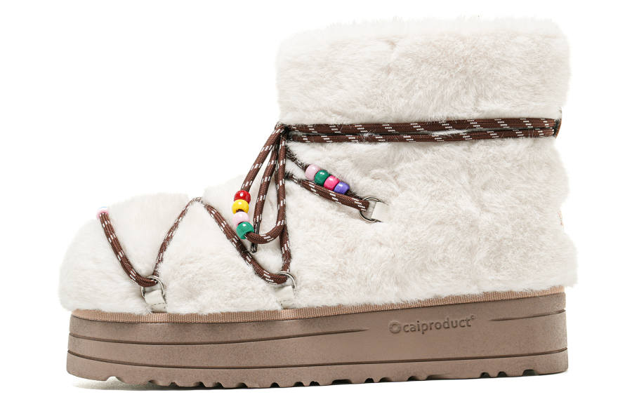 Ocai Thermal Abrasion Resistant Short Snow Boots Women's White