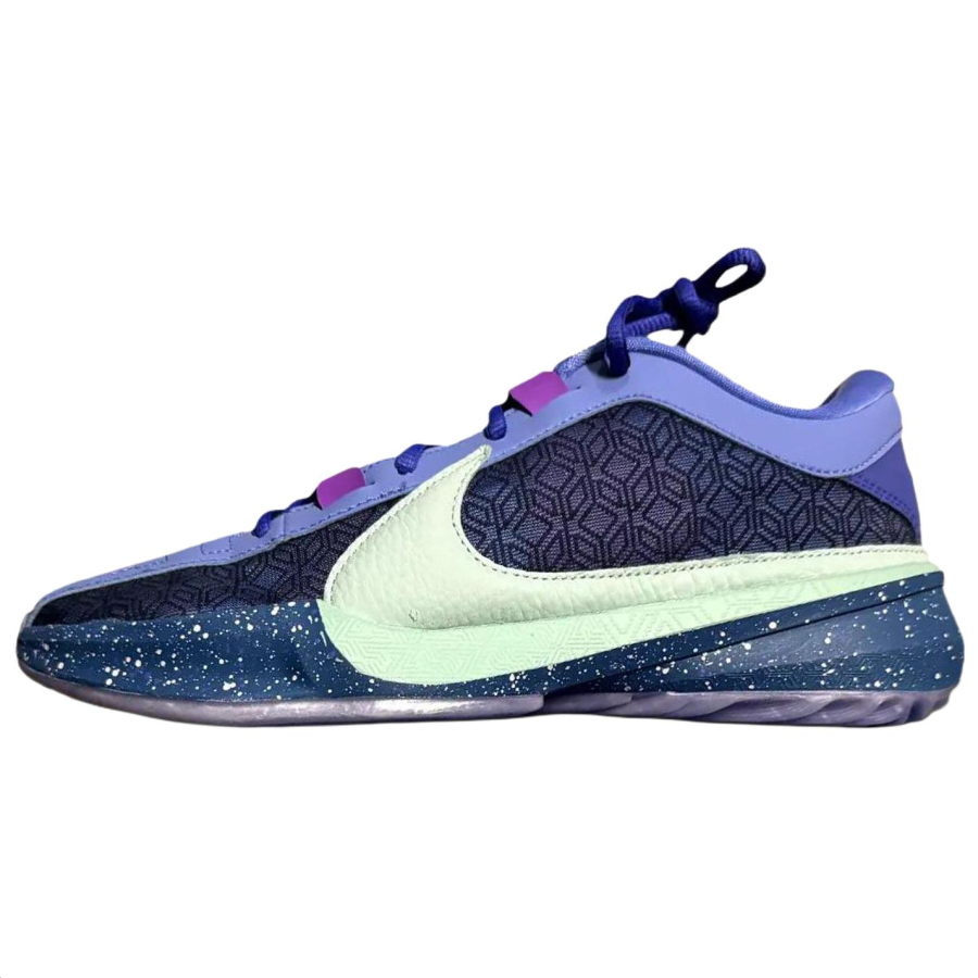 Nike Nike Freak 5 Slip Resistant Abrasion Resistant Slip Resistant Abrasion Resistant Low top Basketball Shoes Men's Blue