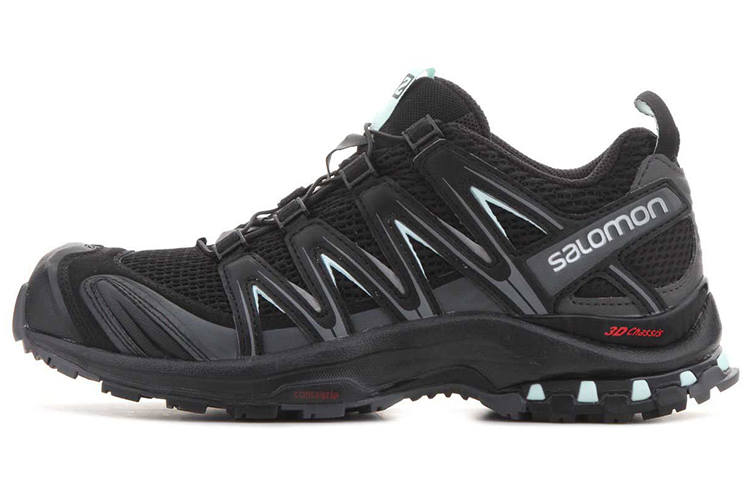 SALOMON XA PRO 3D Comfortable Low top Mountaineering Shoes Women's Black