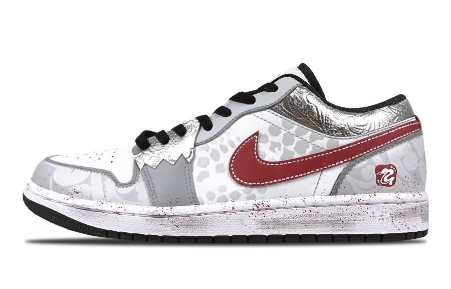 Jordan Jordan Air Jordan 1 Year Of The Snake Auspicious Clouds Leather Cushioning Slip Resistant Cushioning Slip Resistant