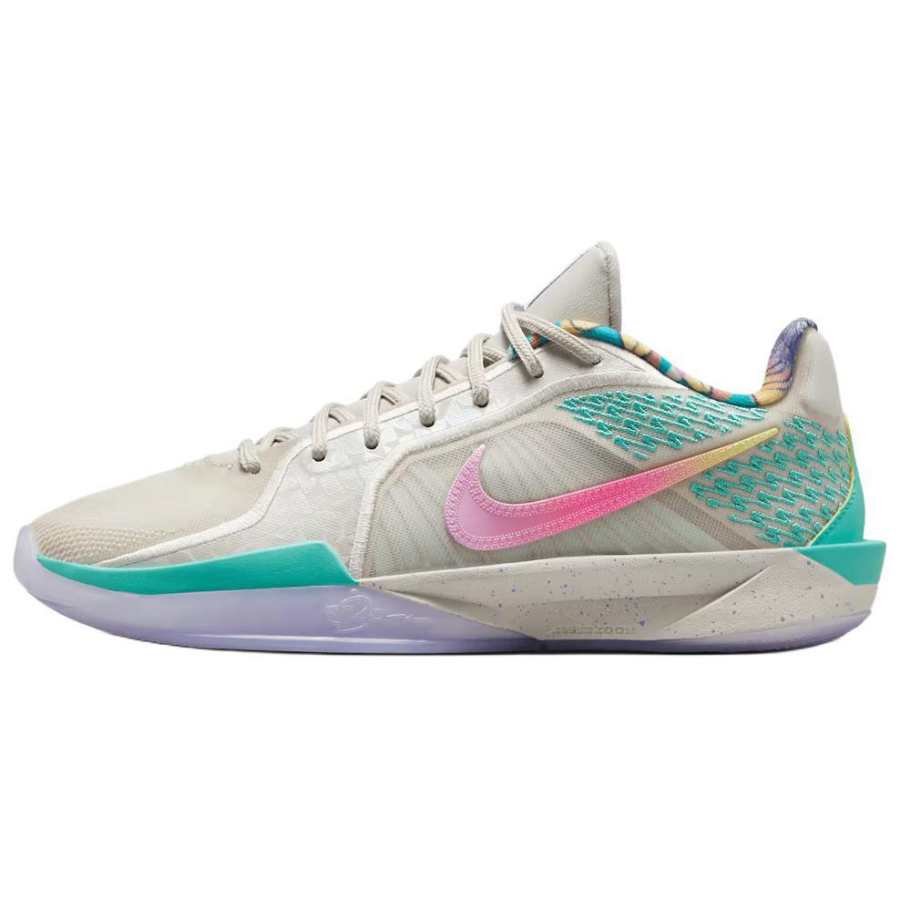 Nike TITAN x Nike Sabrina 2 Slip Resistant Abrasion Resistant Low top Basketball Shoes Women's Beige
