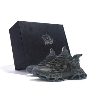 DAFK Chinese Fashion Trend China Dragon Personality Men's Shoes Chinese Style Athleisure Platform Comfort Mesh Shoes