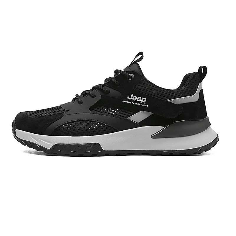 Jeep Leather, Textile Outdoor Hiking Shoes Men's