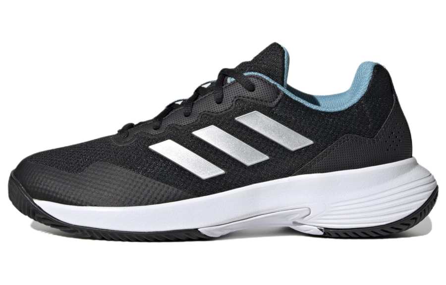 Adidas Adidas GameCourt 2.0 Abrasion Resistant Abrasion Resistant Low top Tennis Shoes Unisex Black White