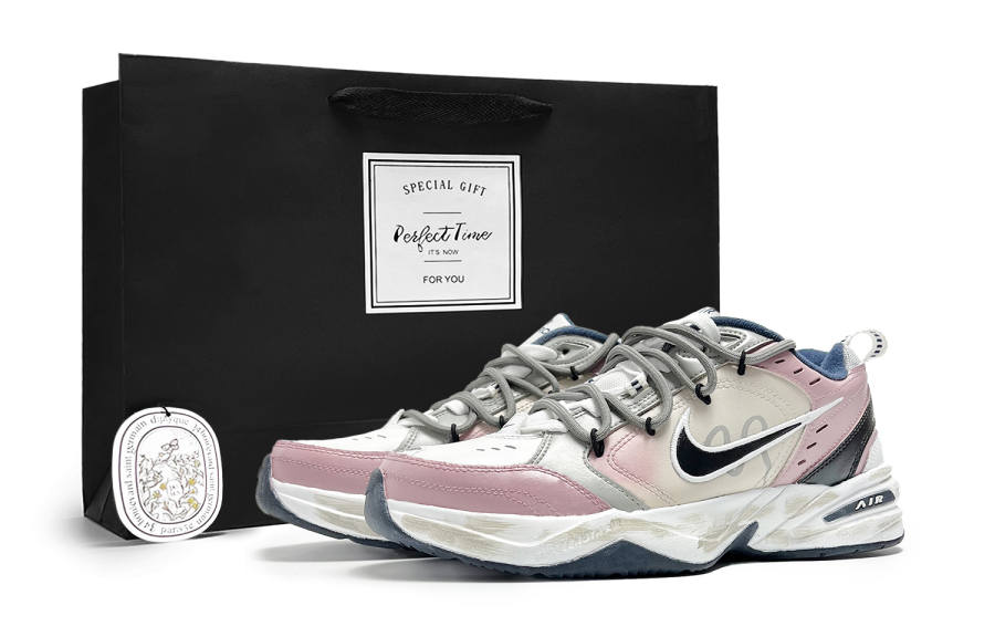 Nike Nike Air Monarch 4 Luxury Streetwear Outdoor Low top Chunky Sneakers Unisex Pink White