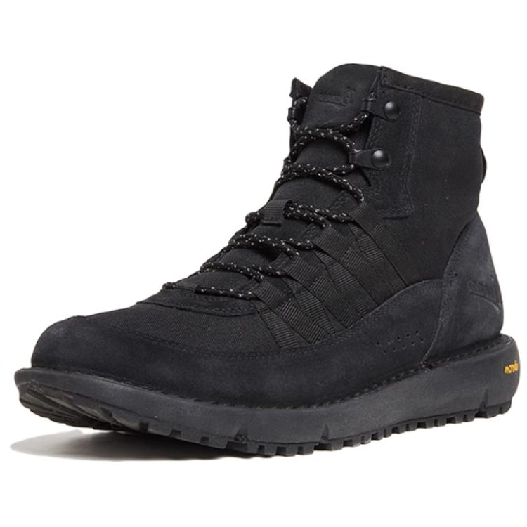 Danner Outdoor Cushioning Slip Resistant Abrasion Resistant Breathable Grip Mid top Hiking Shoes Men's Black