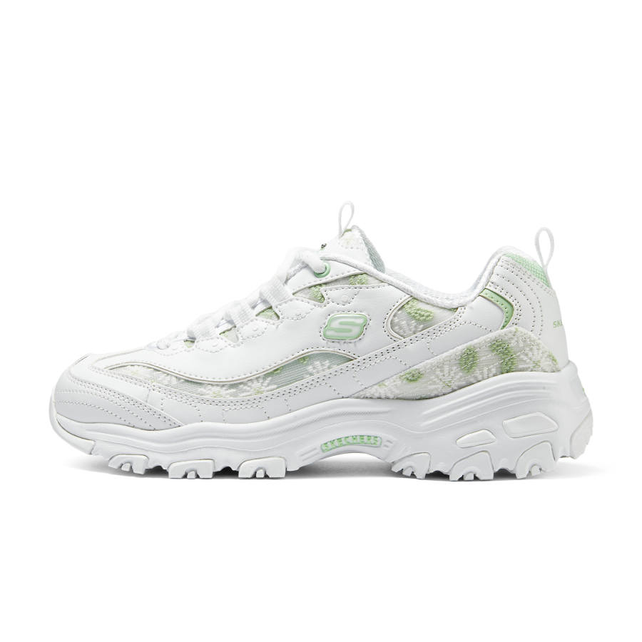 Skechers Women's Sport D'Lites 1.0 'White Green' Women's