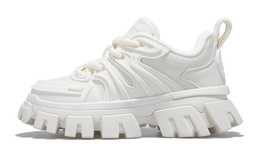 Palladium Abrasion Resistant Slip Resistant Low top Chunky Sneakers Men's White
