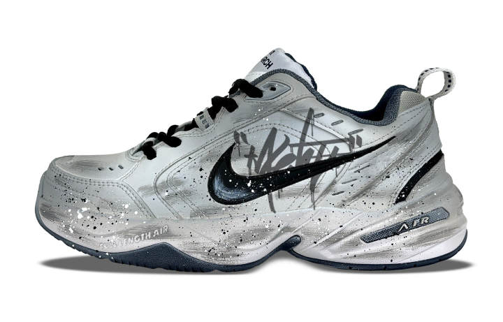 Nike Nike Air Monarch 4 Leather Coverage Abrasion Resistant Coverage Abrasion Resistant Low top Chunky Sneakers Unisex