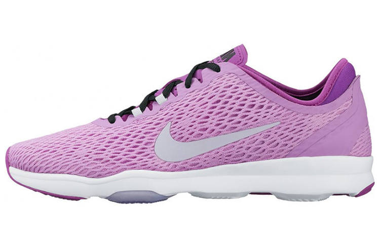 Nike Nike Air Zoom Fit Cushioning Slip Resistant Abrasion Resistant Low top Training Shoes Women's Purple