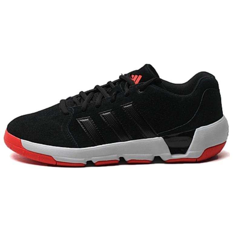 Adidas Adidas Slip Resistant Abrasion Resistant Low top Basketball Shoes Men's Black