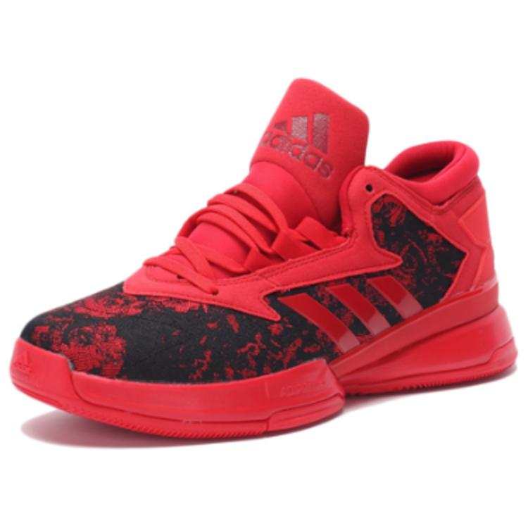 Adidas Adidas Street Jam Slip Resistant Abrasion Resistant Mid top Basketball Shoes Men's Red