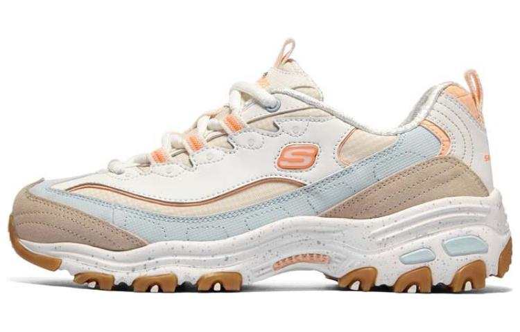 Skechers D'Lites 1.0 Low top Chunky Sneakers Women's Beige Orange